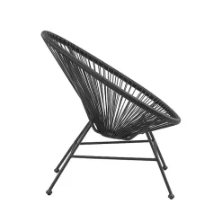 Best Kirklands Home Metal Wicker Outdoor Chair Black