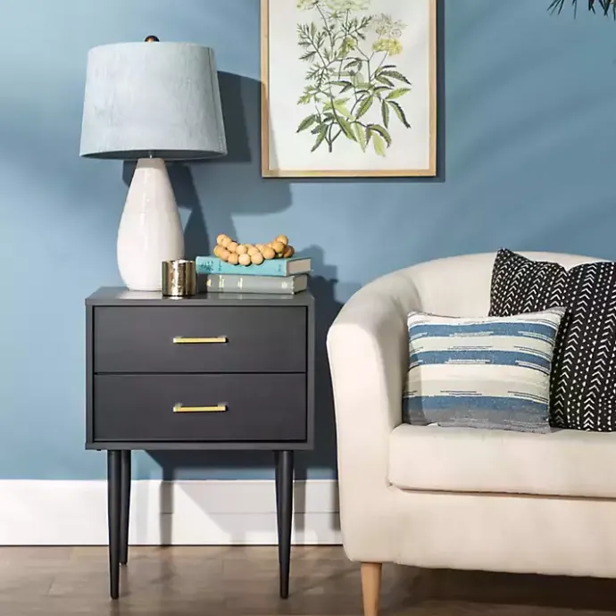 Clearance Kirklands Home Mid-Century Modern Accent Table Black