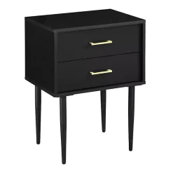 Clearance Kirklands Home Mid-Century Modern Accent Table Black