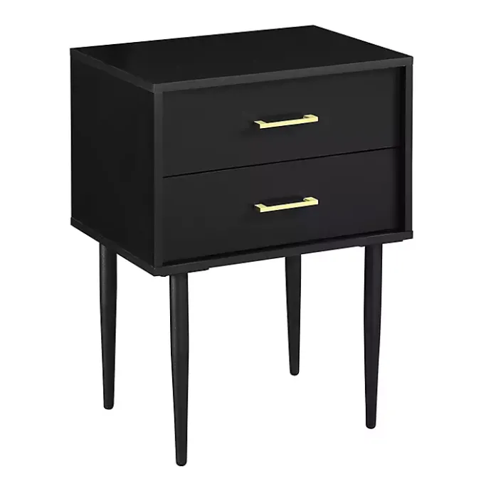 Clearance Kirklands Home Mid-Century Modern Accent Table Black