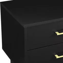 Clearance Kirklands Home Mid-Century Modern Accent Table Black