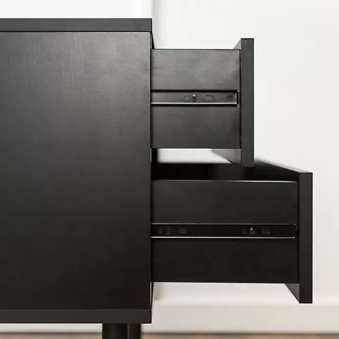 Clearance Kirklands Home Mid-Century Modern Accent Table Black