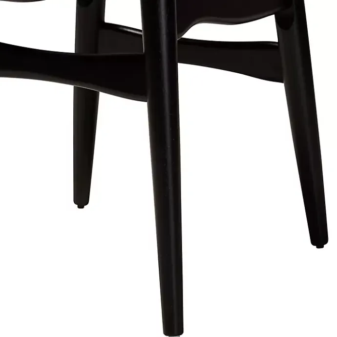 Best Kirklands Home Black Mid-Century Modern Dining Chairs, Set of 2 White