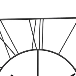 Hot Kirklands Home Minimal Square Open Face Clock Black