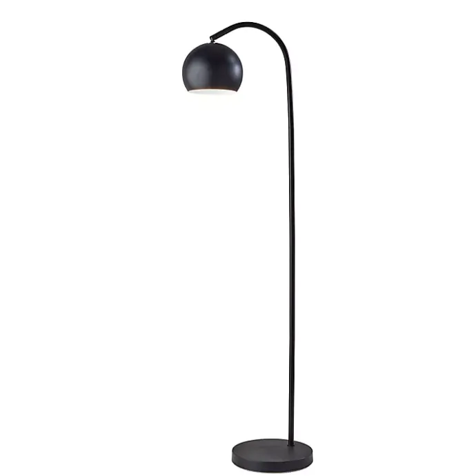 Sale Kirklands Home Modern Globe Shade Floor Lamp Black