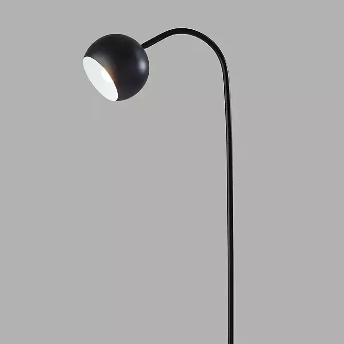 Sale Kirklands Home Modern Globe Shade Floor Lamp Black