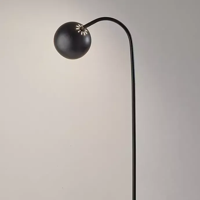 Sale Kirklands Home Modern Globe Shade Floor Lamp Black