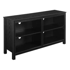 Kirklands Home Montana 4-Shelf Media Cabinet Black