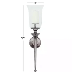 Clearance Kirklands Home Black Nickel Bell Sconce