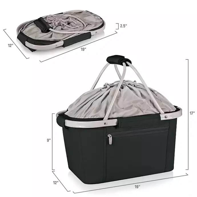 New Kirklands Home Ohio State Buckeyes Cooler Basket Black