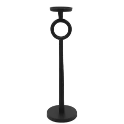 Discount Kirklands Home Open Circle Taper Candle Holder, 21 in. Black