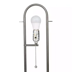 Clearance Kirklands Home Open Metal Loop Table Lamp Black