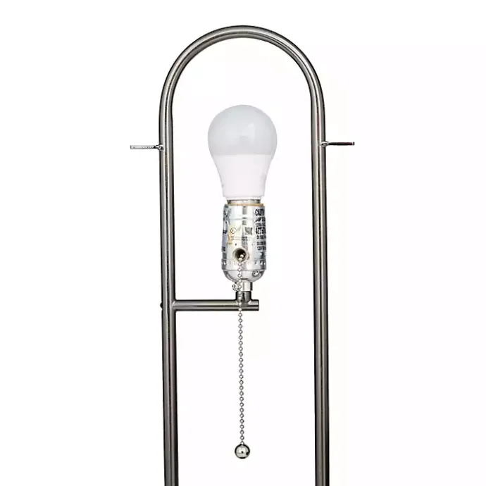 Clearance Kirklands Home Open Metal Loop Table Lamp Black