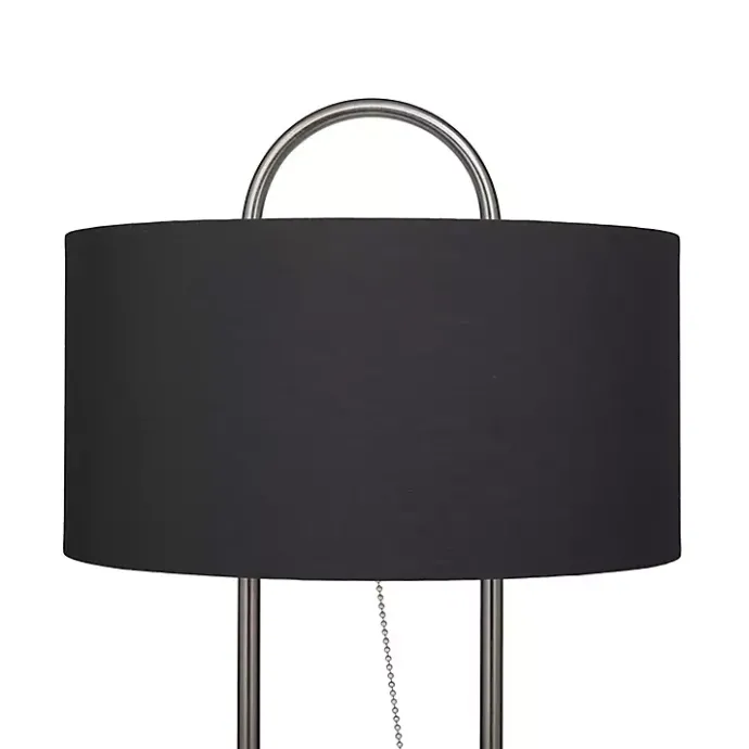 Clearance Kirklands Home Open Metal Loop Table Lamp Black