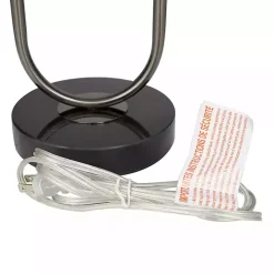 Clearance Kirklands Home Open Metal Loop Table Lamp Black