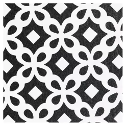 Discount Kirklands Home Black Patterned Stone Bath Mat