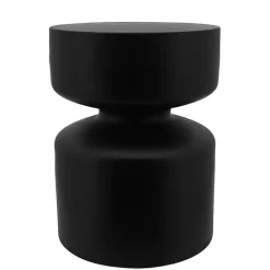 Sale Kirklands Home Pawn Metal Ottoman Black