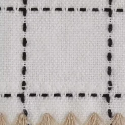 Kirklands Home Black Plaid Eat Drink Enjoy 4-pc. Dish Towel Set