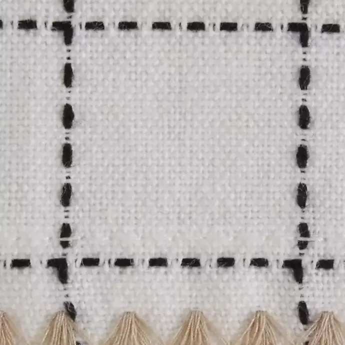 Kirklands Home Black Plaid Eat Drink Enjoy 4-pc. Dish Towel Set