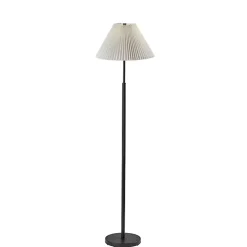 Discount Kirklands Home Pleated Empire Shade Jeremy Floor Lamp Black
