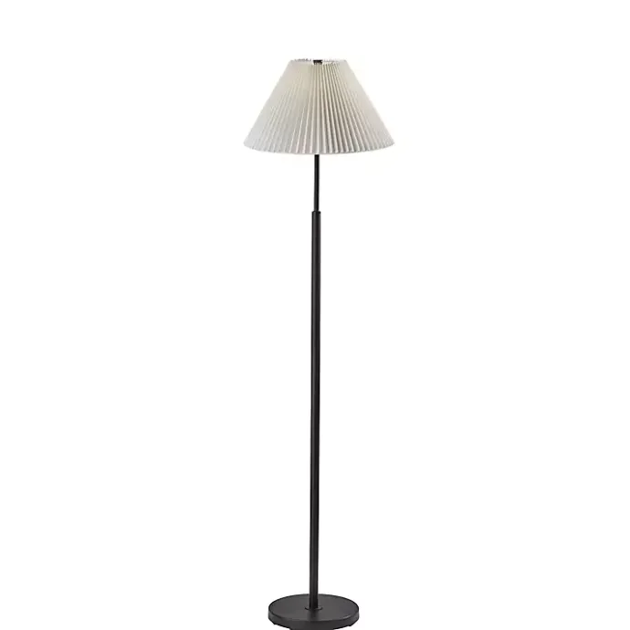 Discount Kirklands Home Pleated Empire Shade Jeremy Floor Lamp Black