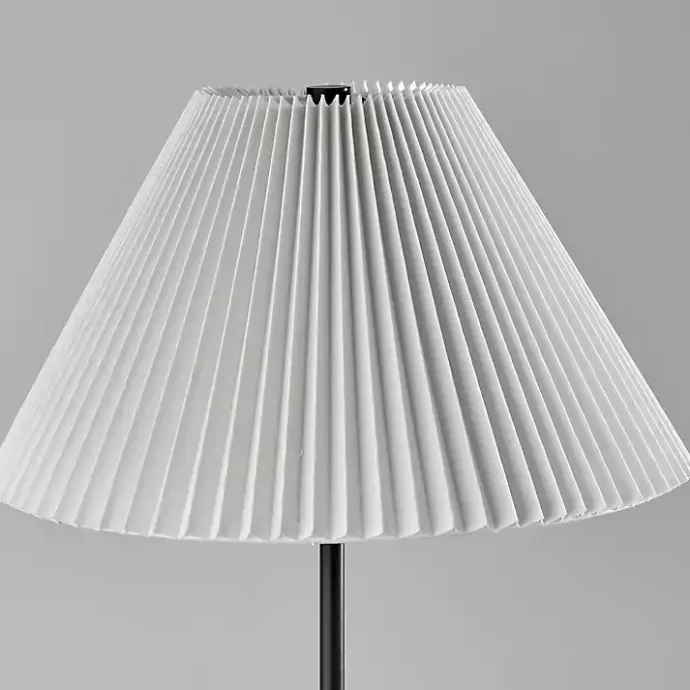 Discount Kirklands Home Pleated Empire Shade Jeremy Floor Lamp Black