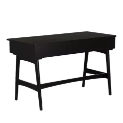 Hot Kirklands Home Rattan Ryker Desk Black