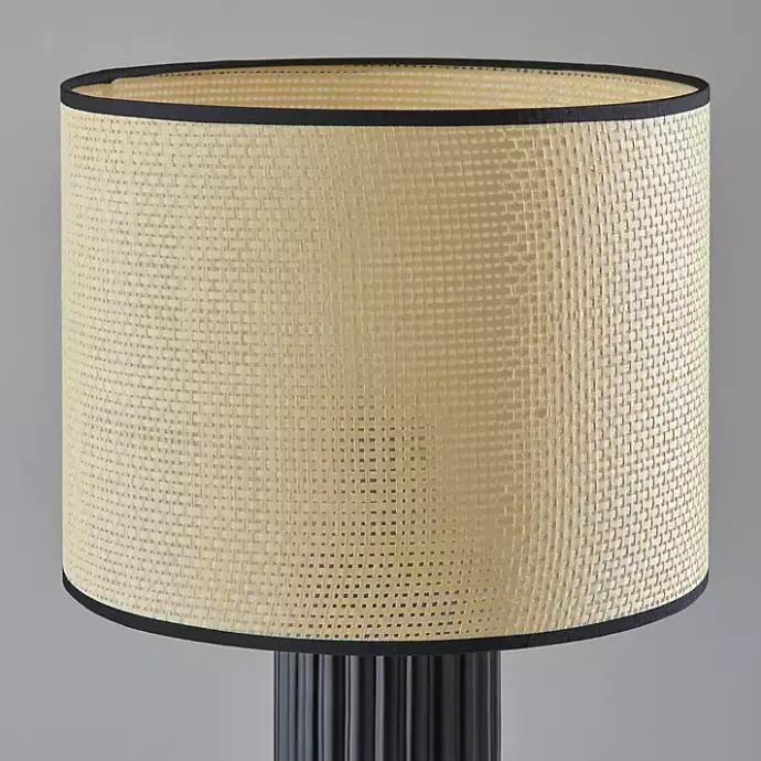 Clearance Kirklands Home Black Ribbed Primrose Table Lamp