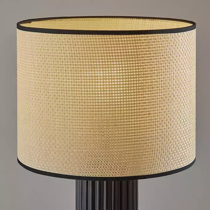 Clearance Kirklands Home Black Ribbed Primrose Table Lamp