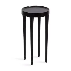Online Kirklands Home Round Modern Cocktail Table Black