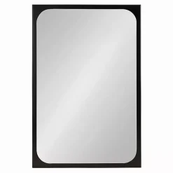 Best Kirklands Home Rounded Rectangle Wall Mirror Black