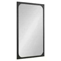 Best Kirklands Home Rounded Rectangle Wall Mirror Black