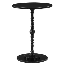 Online Kirklands Home Santel Spindle Accent Table Black