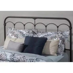 Outlet Kirklands Home Scalloped Metal Josie King Headboard Black