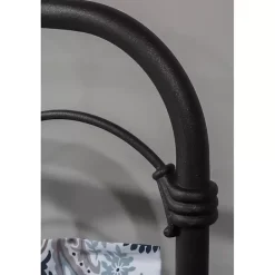 Outlet Kirklands Home Scalloped Metal Josie King Headboard Black