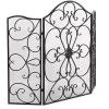 Outlet Kirklands Home Black Scroll Work Metal Fireplace Screen