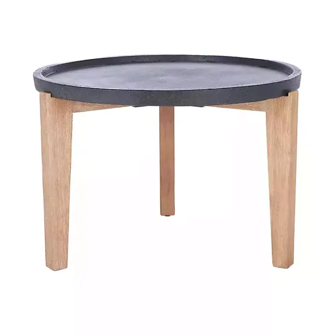 New Kirklands Home Sera Outdoor Side Table Black