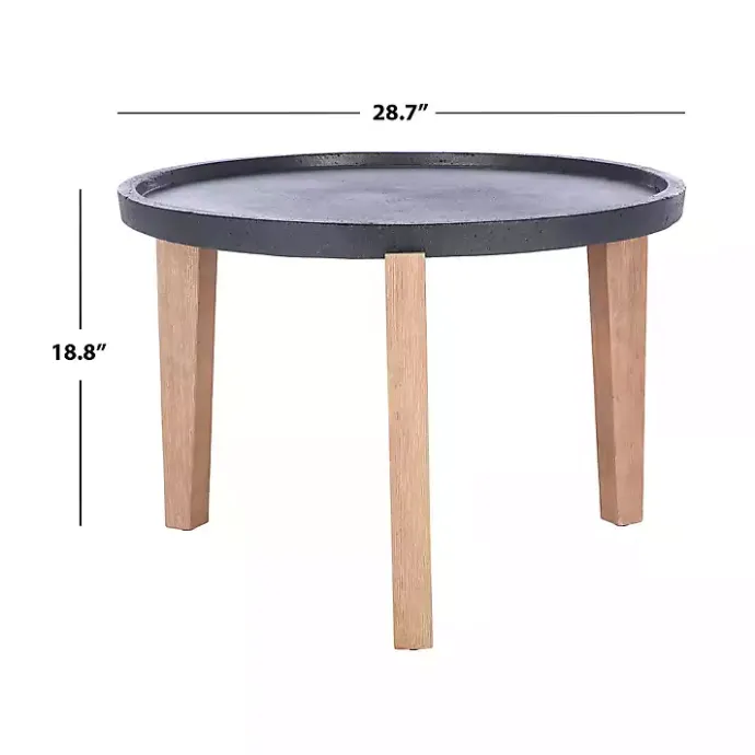 New Kirklands Home Sera Outdoor Side Table Black