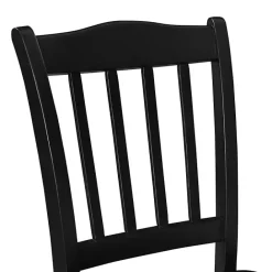 Outlet Kirklands Home Shaker Wood Dining Chairs, Set of 2 Black