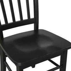Outlet Kirklands Home Shaker Wood Dining Chairs, Set of 2 Black