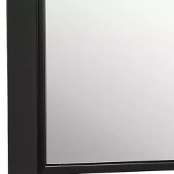 Sale Kirklands Home Simple Frame Rectangle Wall Mirror Black
