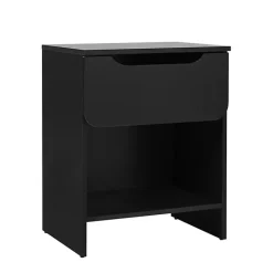 Hot Kirklands Home Stanley Single Drawer Nightstand Black