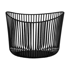 Hot Kirklands Home Steel Modo Storage Basket Black