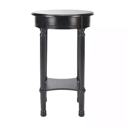 Sale Kirklands Home Tegan Round Accent Table Black