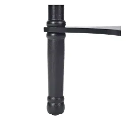 Sale Kirklands Home Tegan Round Accent Table Black