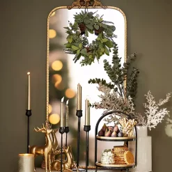 Sale Kirklands Home Textured Taper Candle Holder, 20 in. Black