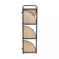 Outlet Kirklands Home Black 4-Tier Foldable Corner Shelf