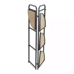 Outlet Kirklands Home Black 4-Tier Foldable Corner Shelf