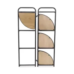 Outlet Kirklands Home Black 4-Tier Foldable Corner Shelf