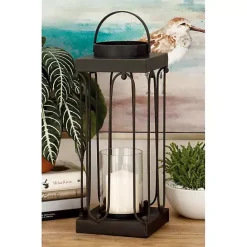 Discount Kirklands Home Tin Open Frame Lanterns, Set of 2 Black